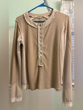 POL ribbed Henley